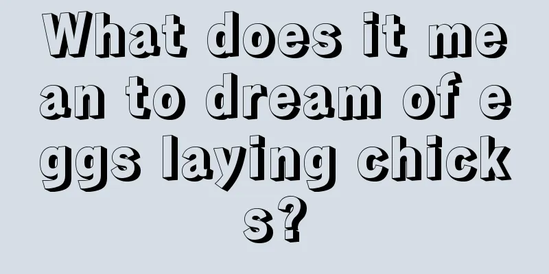 What does it mean to dream of eggs laying chicks?