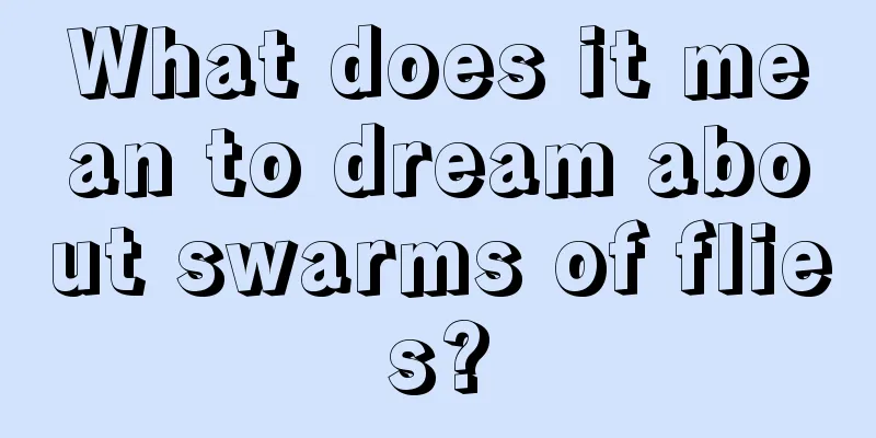 What does it mean to dream about swarms of flies?