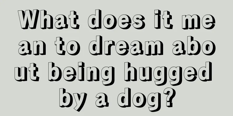 What does it mean to dream about being hugged by a dog?