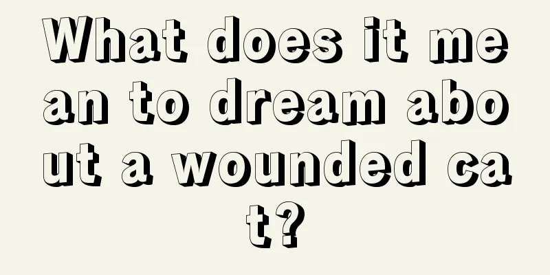 What does it mean to dream about a wounded cat?