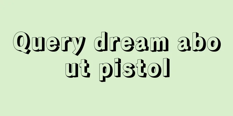 Query dream about pistol