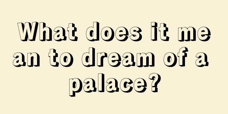 What does it mean to dream of a palace?