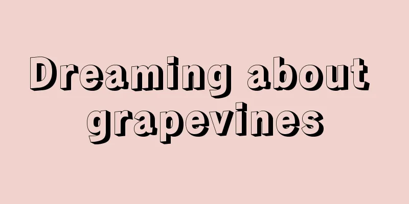 Dreaming about grapevines