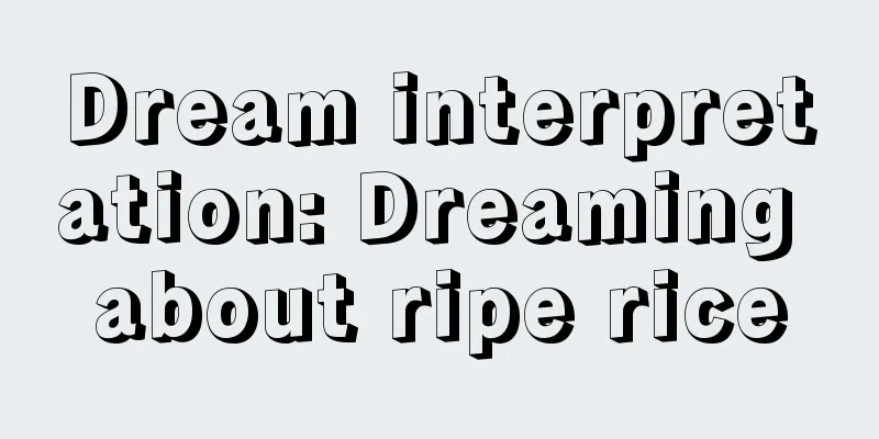 Dream interpretation: Dreaming about ripe rice