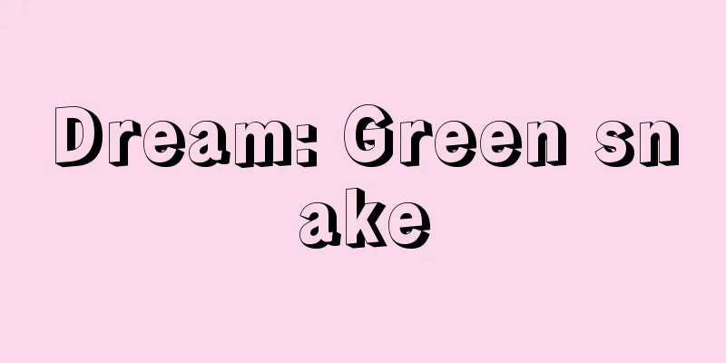 Dream: Green snake