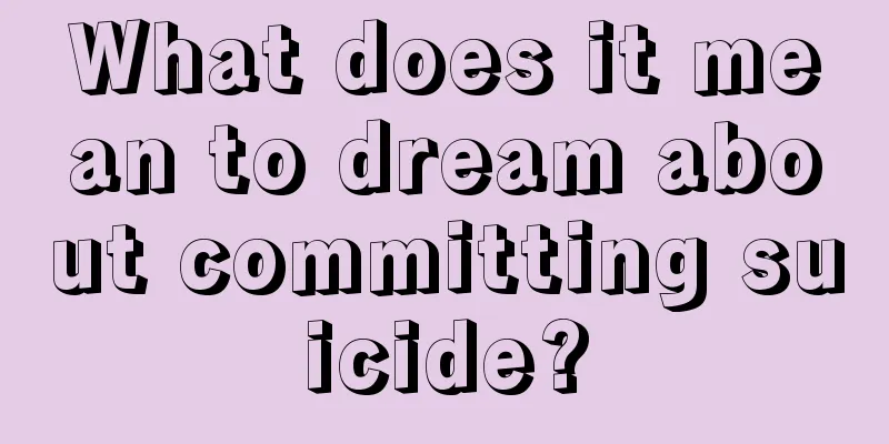 What does it mean to dream about committing suicide?