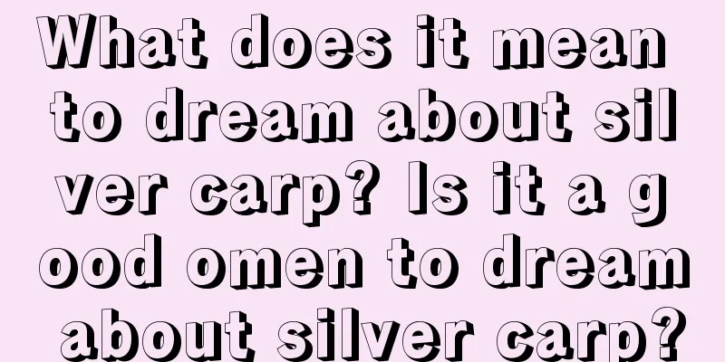 What does it mean to dream about silver carp? Is it a good omen to dream about silver carp?