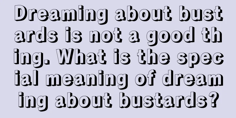 Dreaming about bustards is not a good thing. What is the special meaning of dreaming about bustards?