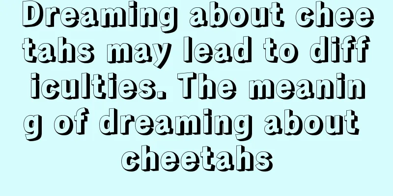 Dreaming about cheetahs may lead to difficulties. The meaning of dreaming about cheetahs