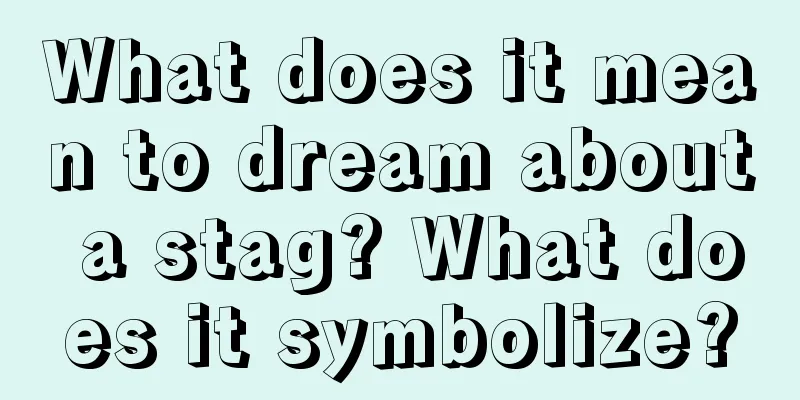 What does it mean to dream about a stag? What does it symbolize?