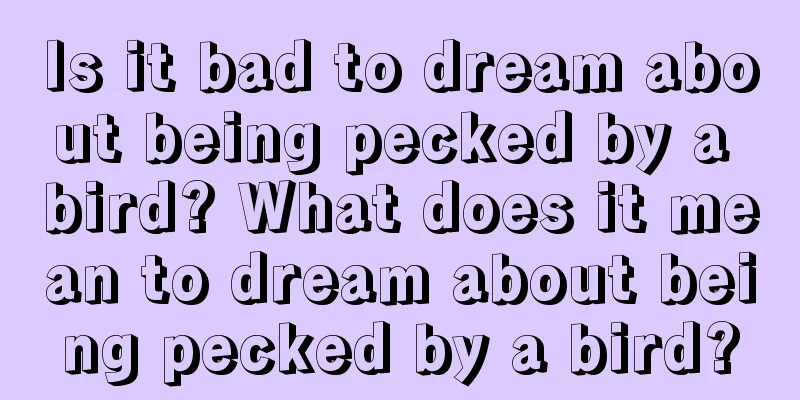 Is it bad to dream about being pecked by a bird? What does it mean to dream about being pecked by a bird?