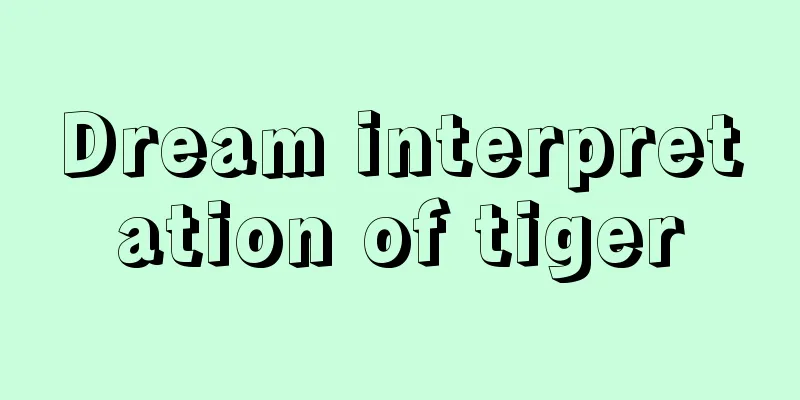 Dream interpretation of tiger