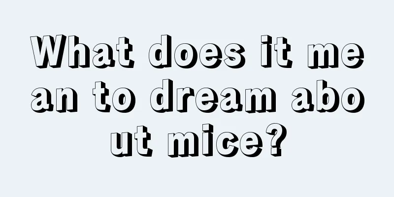 What does it mean to dream about mice?