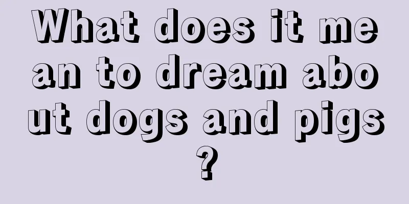 What does it mean to dream about dogs and pigs?