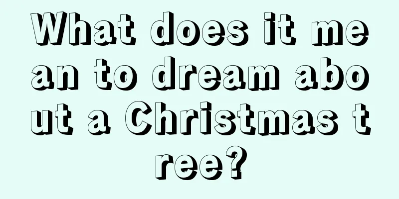 What does it mean to dream about a Christmas tree?