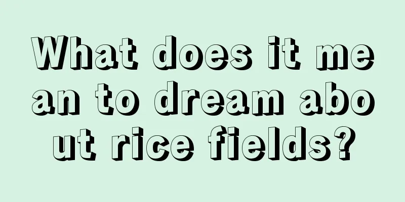 What does it mean to dream about rice fields?