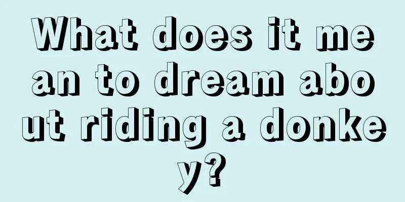 What does it mean to dream about riding a donkey?