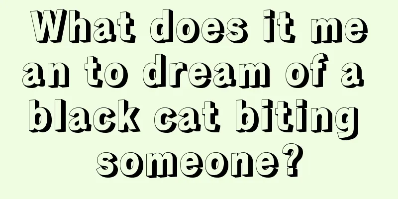 What does it mean to dream of a black cat biting someone?