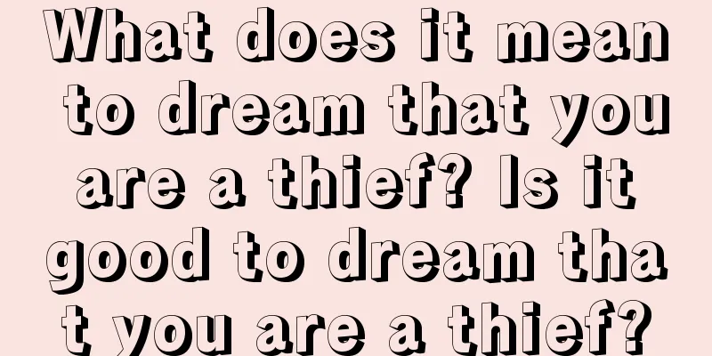 What does it mean to dream that you are a thief? Is it good to dream that you are a thief?