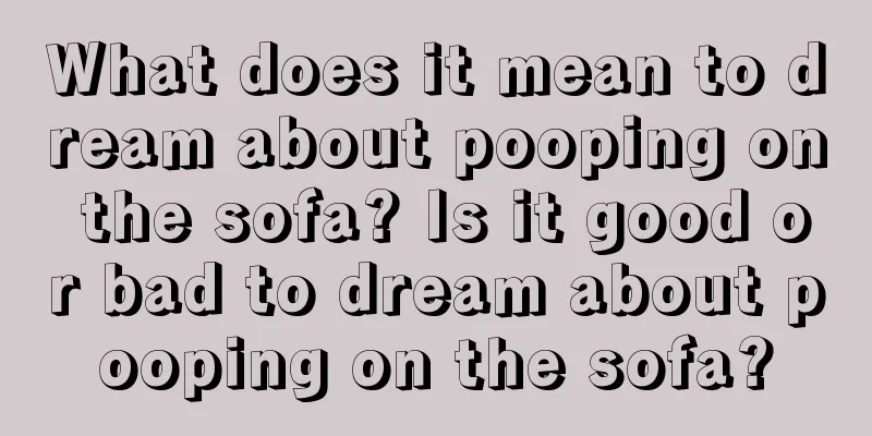 What does it mean to dream about pooping on the sofa? Is it good or bad to dream about pooping on the sofa?