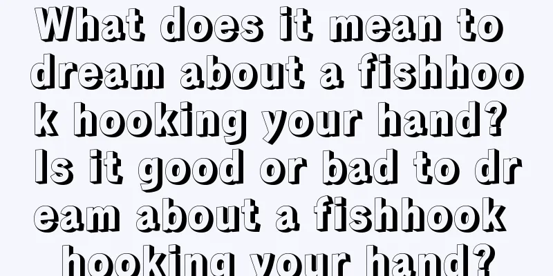 What does it mean to dream about a fishhook hooking your hand? Is it good or bad to dream about a fishhook hooking your hand?