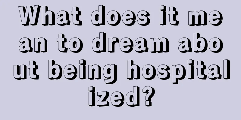 What does it mean to dream about being hospitalized?