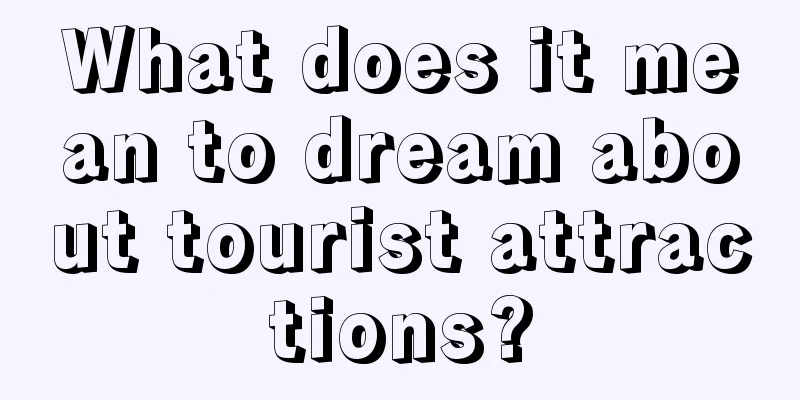 What does it mean to dream about tourist attractions?