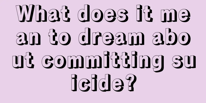 What does it mean to dream about committing suicide?