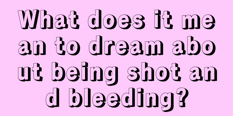 What does it mean to dream about being shot and bleeding?