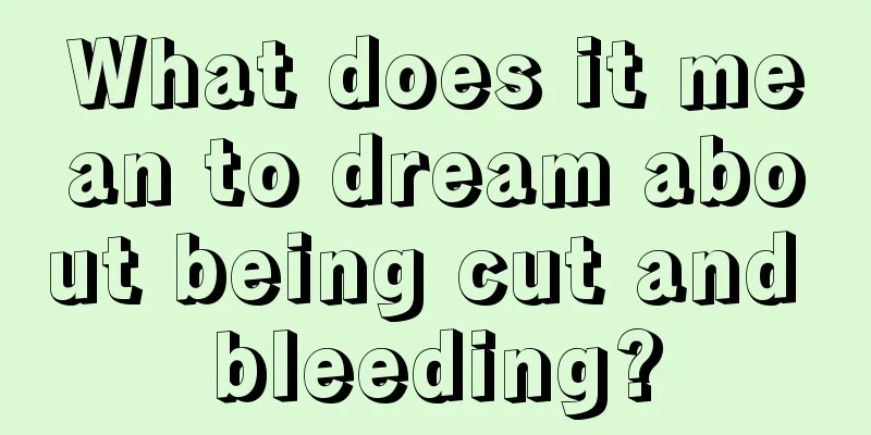 What does it mean to dream about being cut and bleeding?