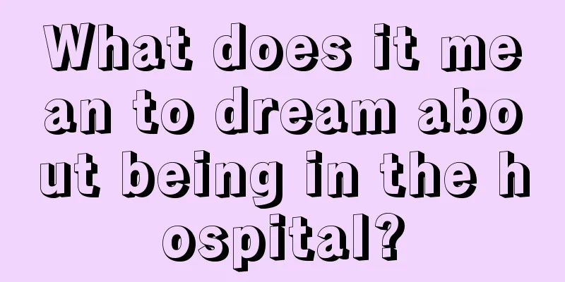 What does it mean to dream about being in the hospital?