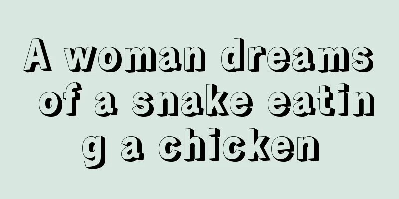 A woman dreams of a snake eating a chicken