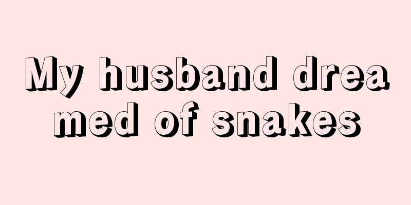 My husband dreamed of snakes