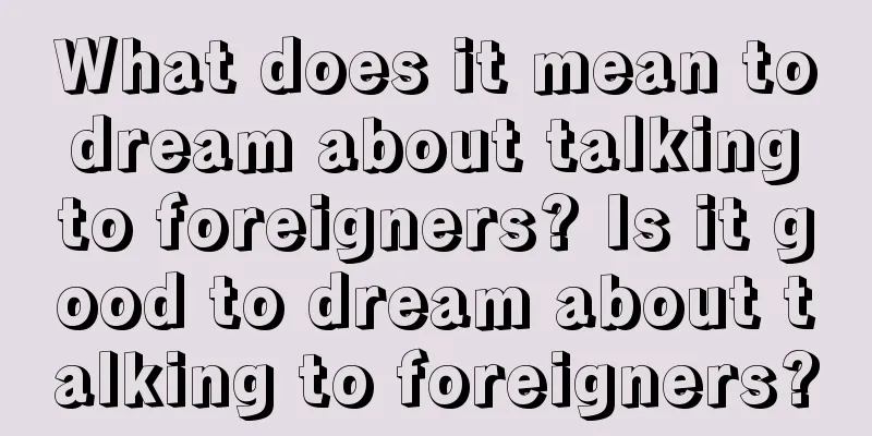 What does it mean to dream about talking to foreigners? Is it good to dream about talking to foreigners?