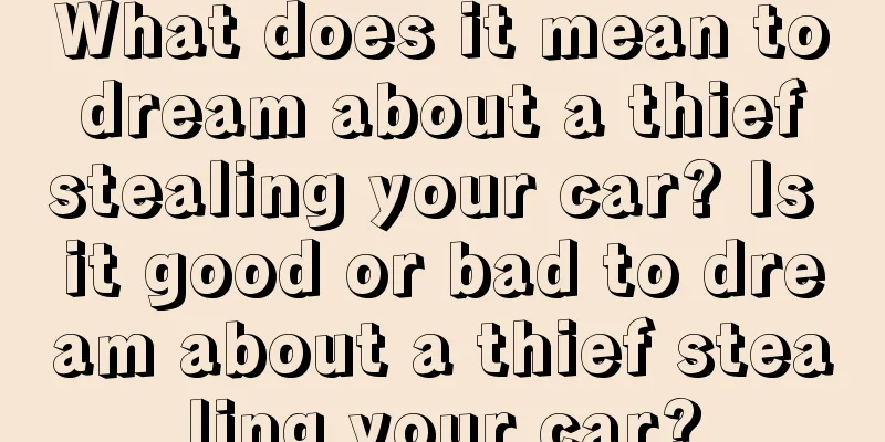 What does it mean to dream about a thief stealing your car? Is it good or bad to dream about a thief stealing your car?