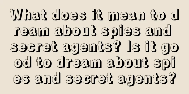 What does it mean to dream about spies and secret agents? Is it good to dream about spies and secret agents?