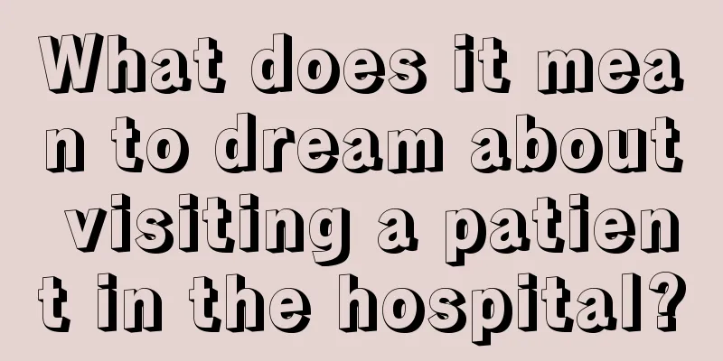 What does it mean to dream about visiting a patient in the hospital?