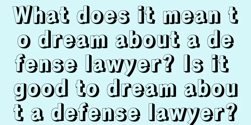 What does it mean to dream about a defense lawyer? Is it good to dream about a defense lawyer?