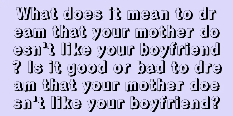 What does it mean to dream that your mother doesn't like your boyfriend? Is it good or bad to dream that your mother doesn't like your boyfriend?