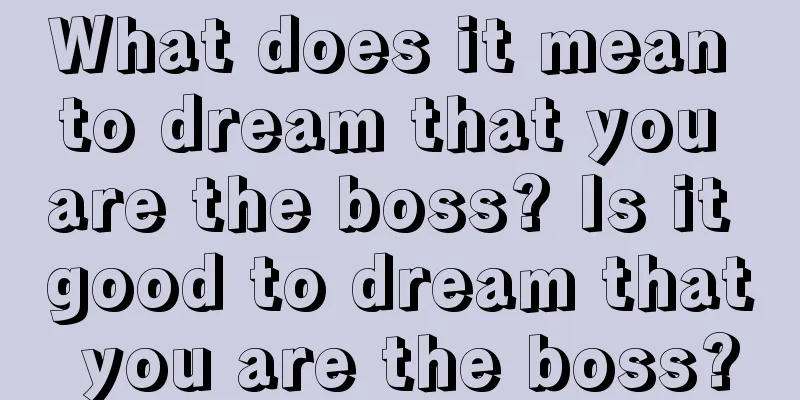 What does it mean to dream that you are the boss? Is it good to dream that you are the boss?