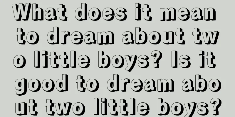 What does it mean to dream about two little boys? Is it good to dream about two little boys?