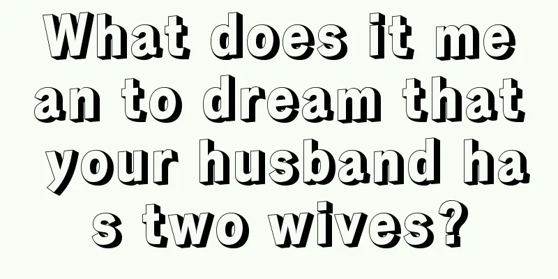 What does it mean to dream that your husband has two wives?