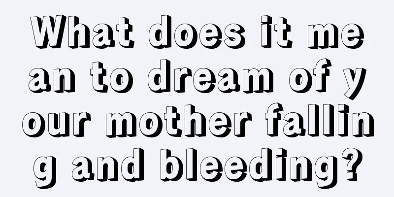 What does it mean to dream of your mother falling and bleeding?