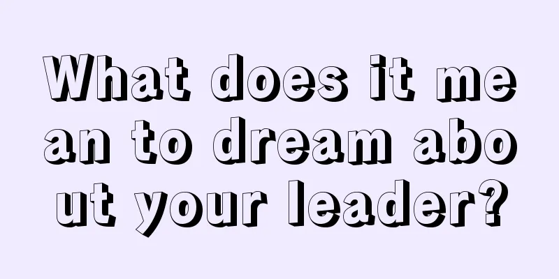 What does it mean to dream about your leader?