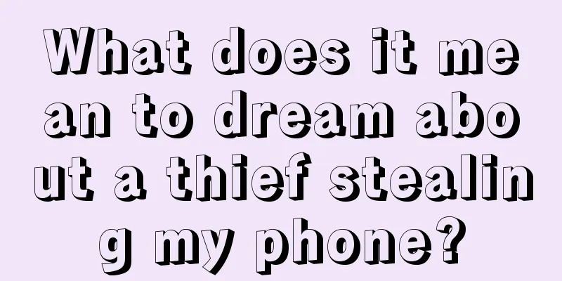 What does it mean to dream about a thief stealing my phone?