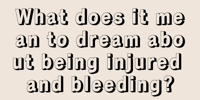 What does it mean to dream about being injured and bleeding?