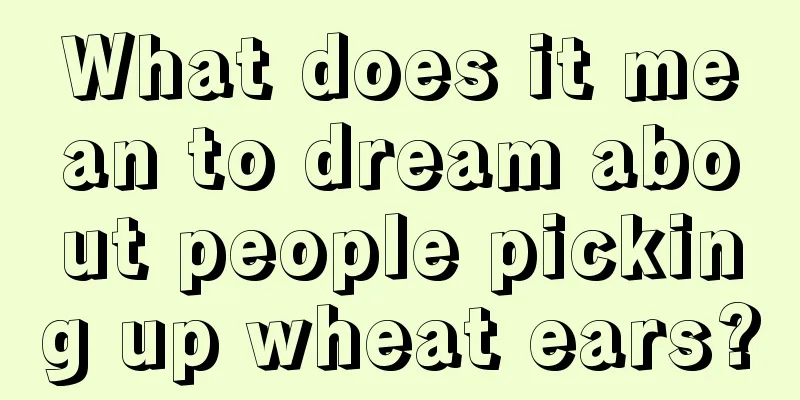 What does it mean to dream about people picking up wheat ears?