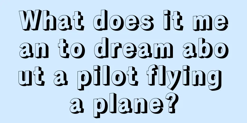 What does it mean to dream about a pilot flying a plane?