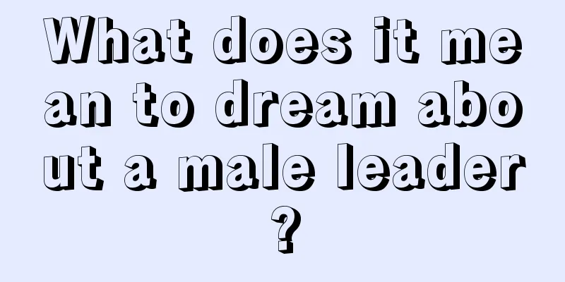 What does it mean to dream about a male leader?