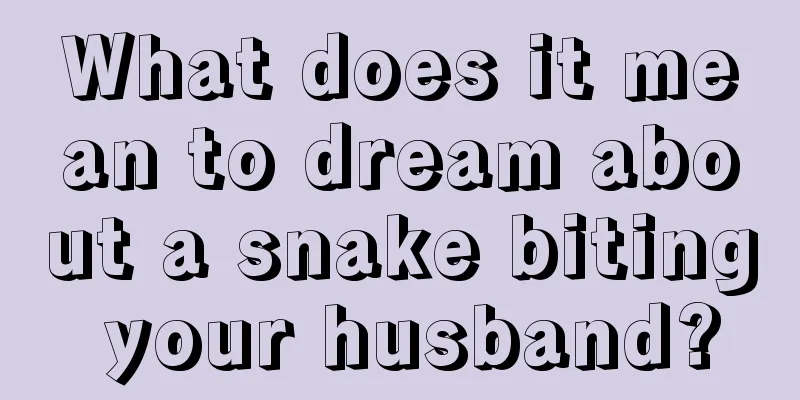 What does it mean to dream about a snake biting your husband?